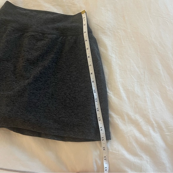 Beyond Yoga Spacedye Move It Skort Mini Athletic Black Heather Stretch Yoga - Picture 7 of 7